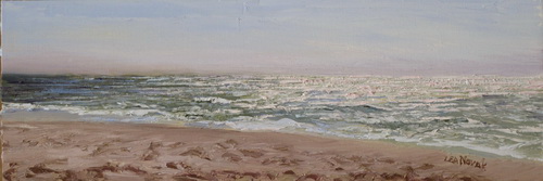 image of painting Last Morning at the Beach